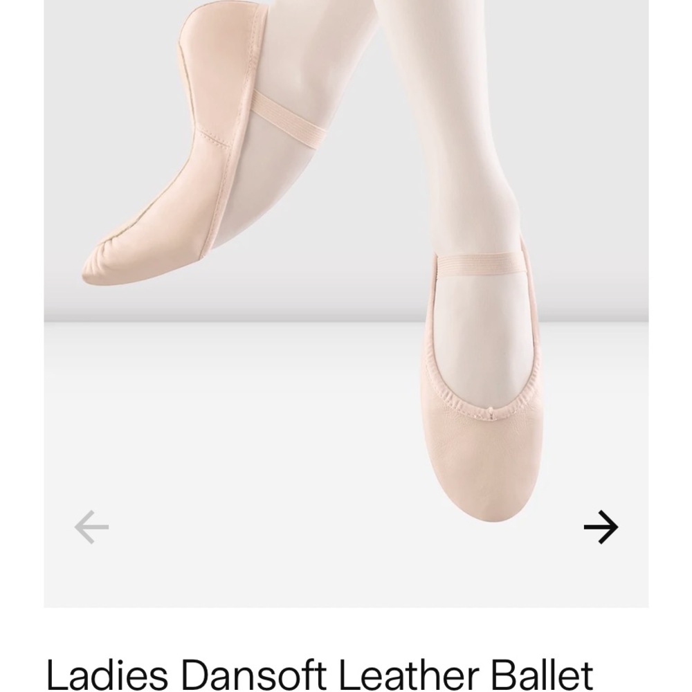 Bloch Women's Cream Ballet Flats